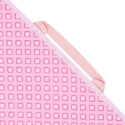 Double Layer anti Tracking Waterproof Cat Litter Trapping Mat Pink